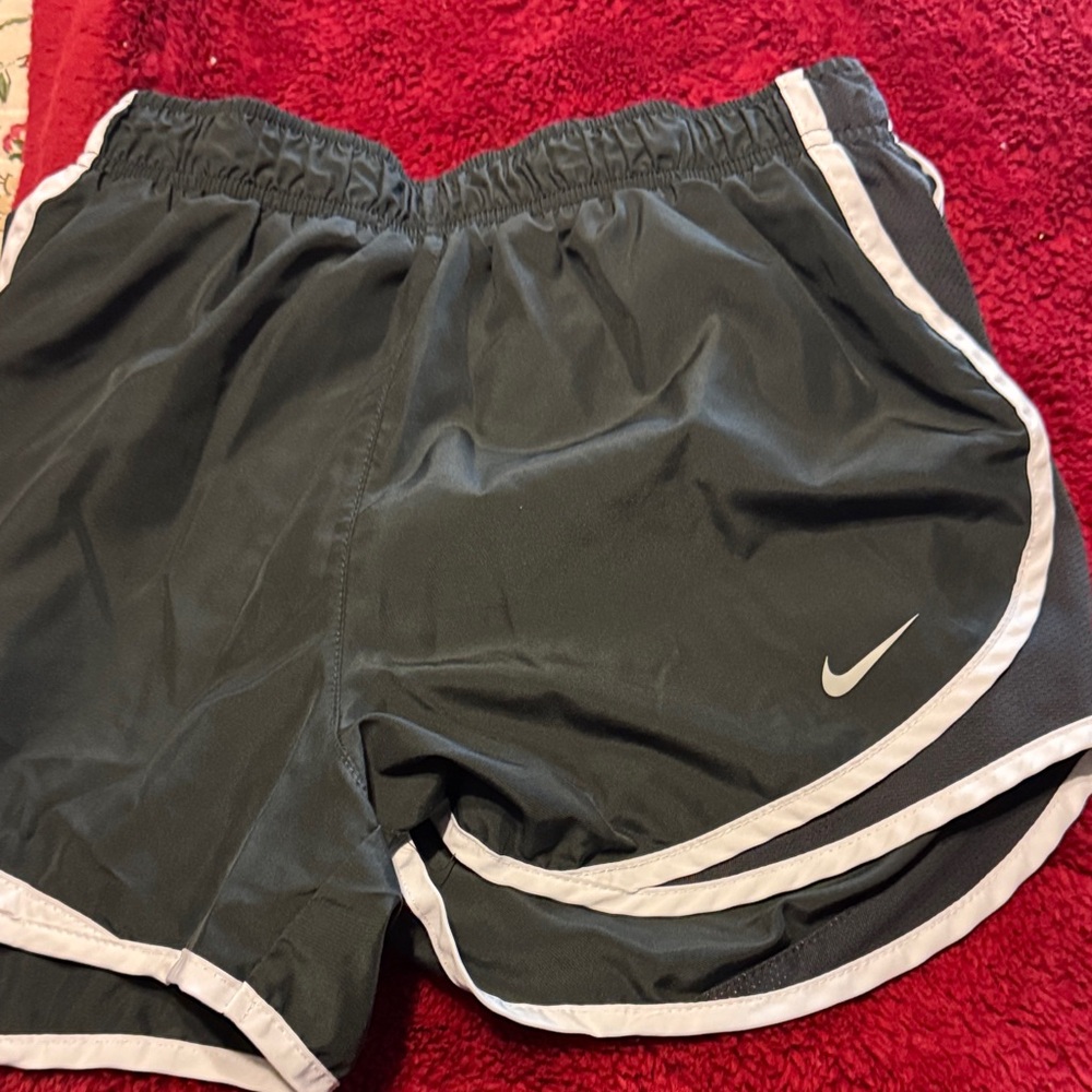 Nike Black and White Running Shorts women’s athletic dri fit shorts